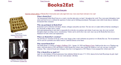 Desktop Screenshot of books2eat.beatricecoron.com
